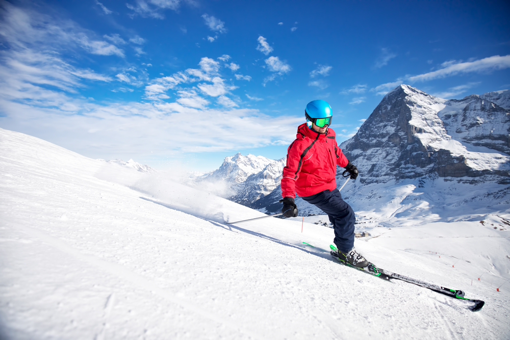 station ski oberland bernois : départ Jungfrau